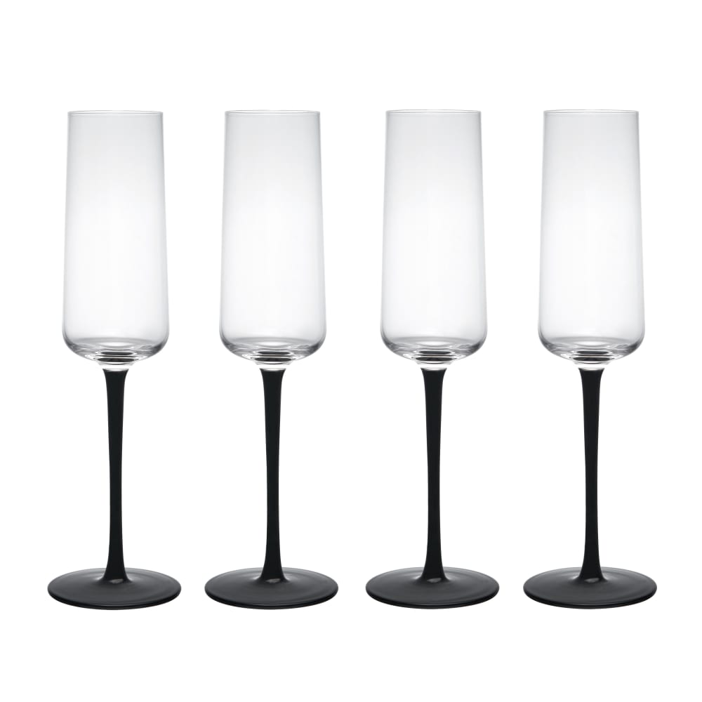 Flûtes à champagne en cristal Palermo, lot de 4, 250ml Flûtes à champagne en cristal Palermo, lot de 4, 250ml