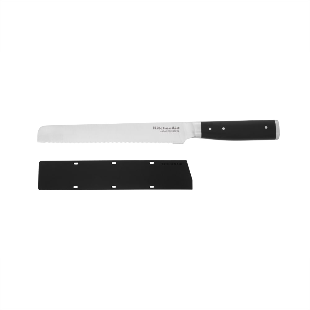 Cuchillo para cortar pan de 20 cm, acero japonés afilado 420J2