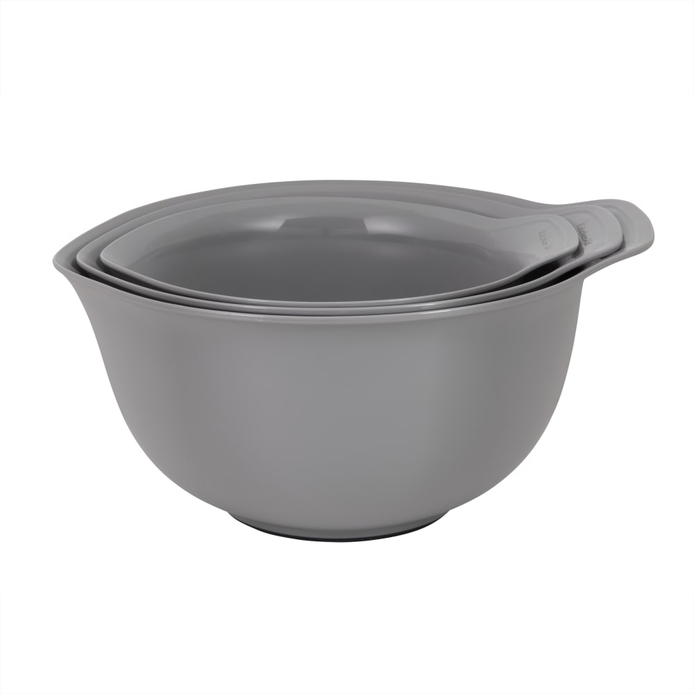 Set de bols à mélanger 3 pièces - Gris anthracite