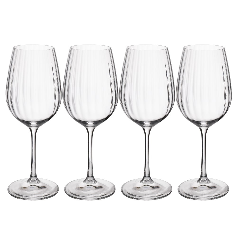 Verres à vin blanc en cristal Treviso, lot de 4, 350ml