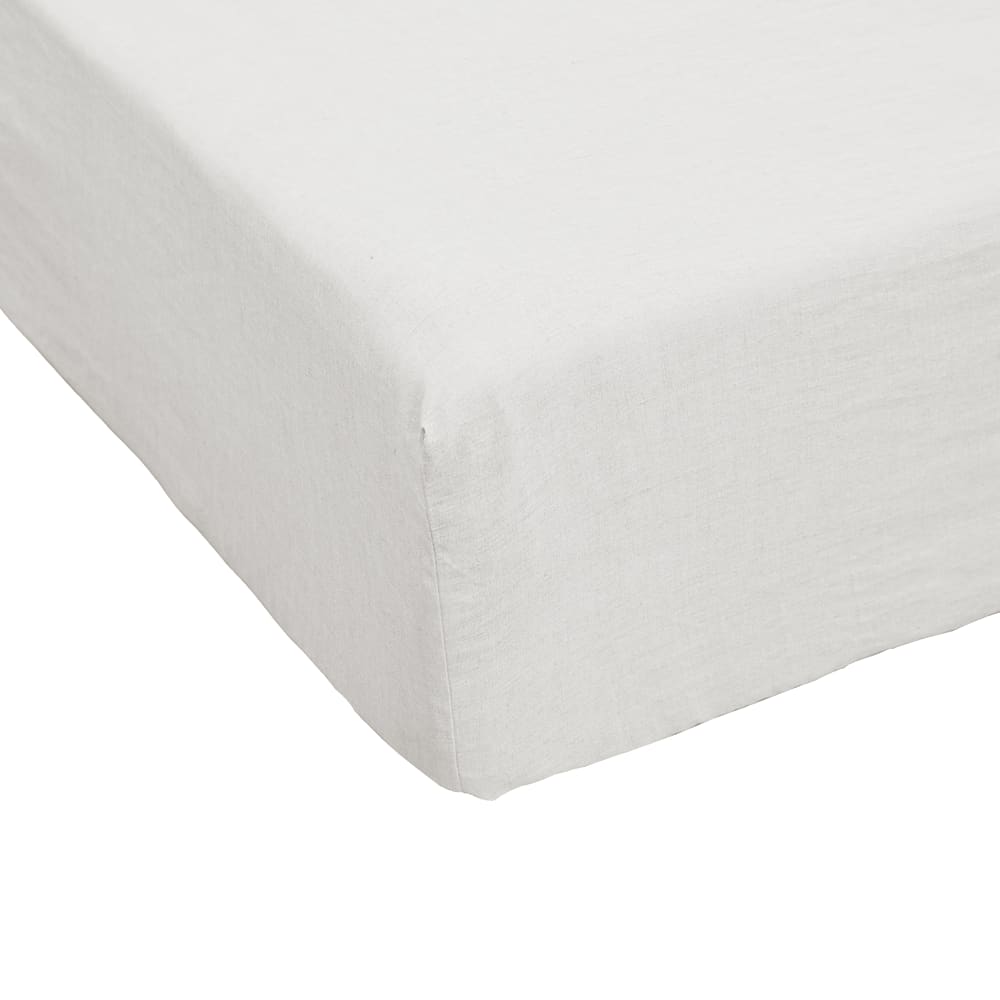 Drap housse lin français