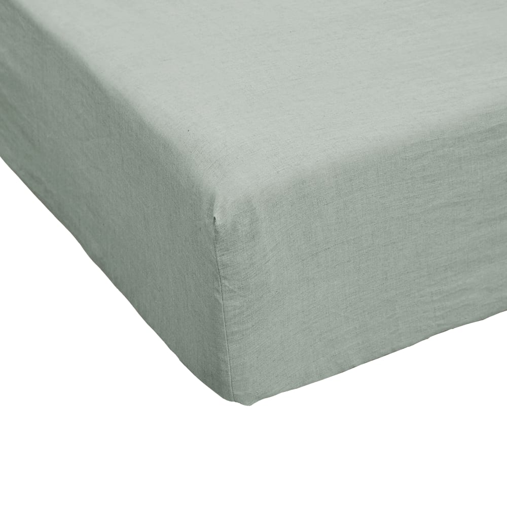 Drap housse lin français