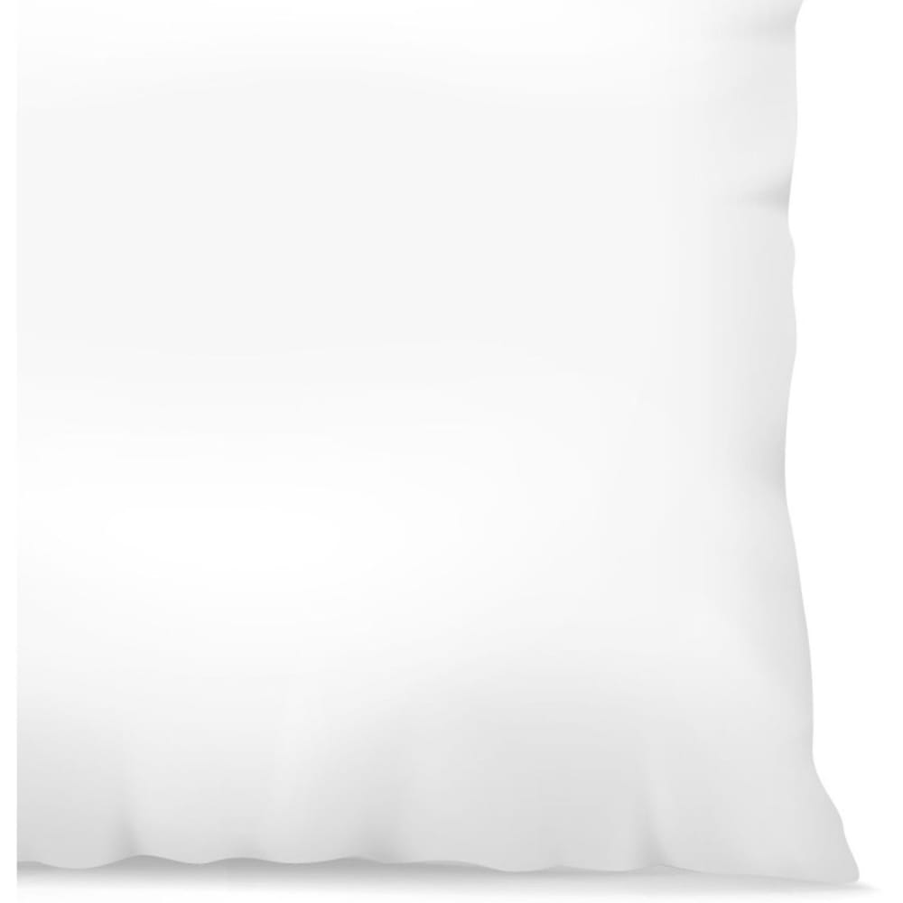 Oreiller synthétique percale coton blanc 60x60 cm - Maisons du Monde
