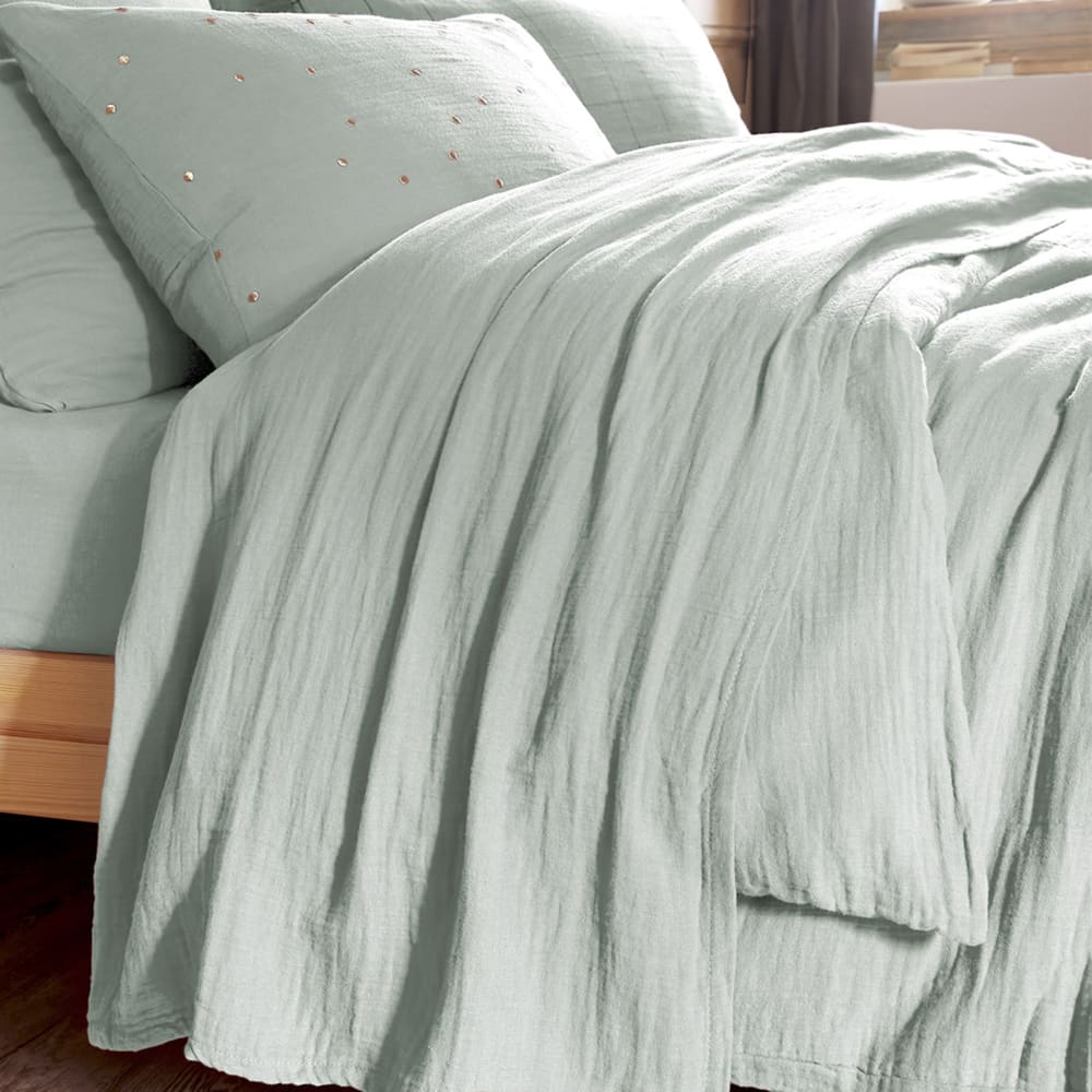 Drap plat gaze de coton unie 240x300 cm — vue 3
