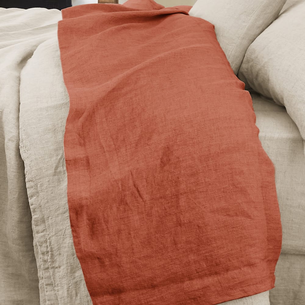Drap plat lin français