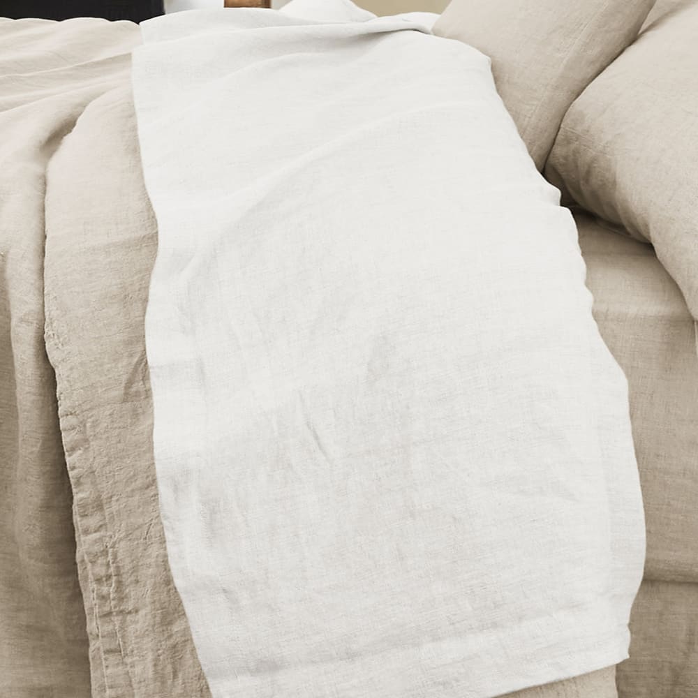 Drap plat lin français