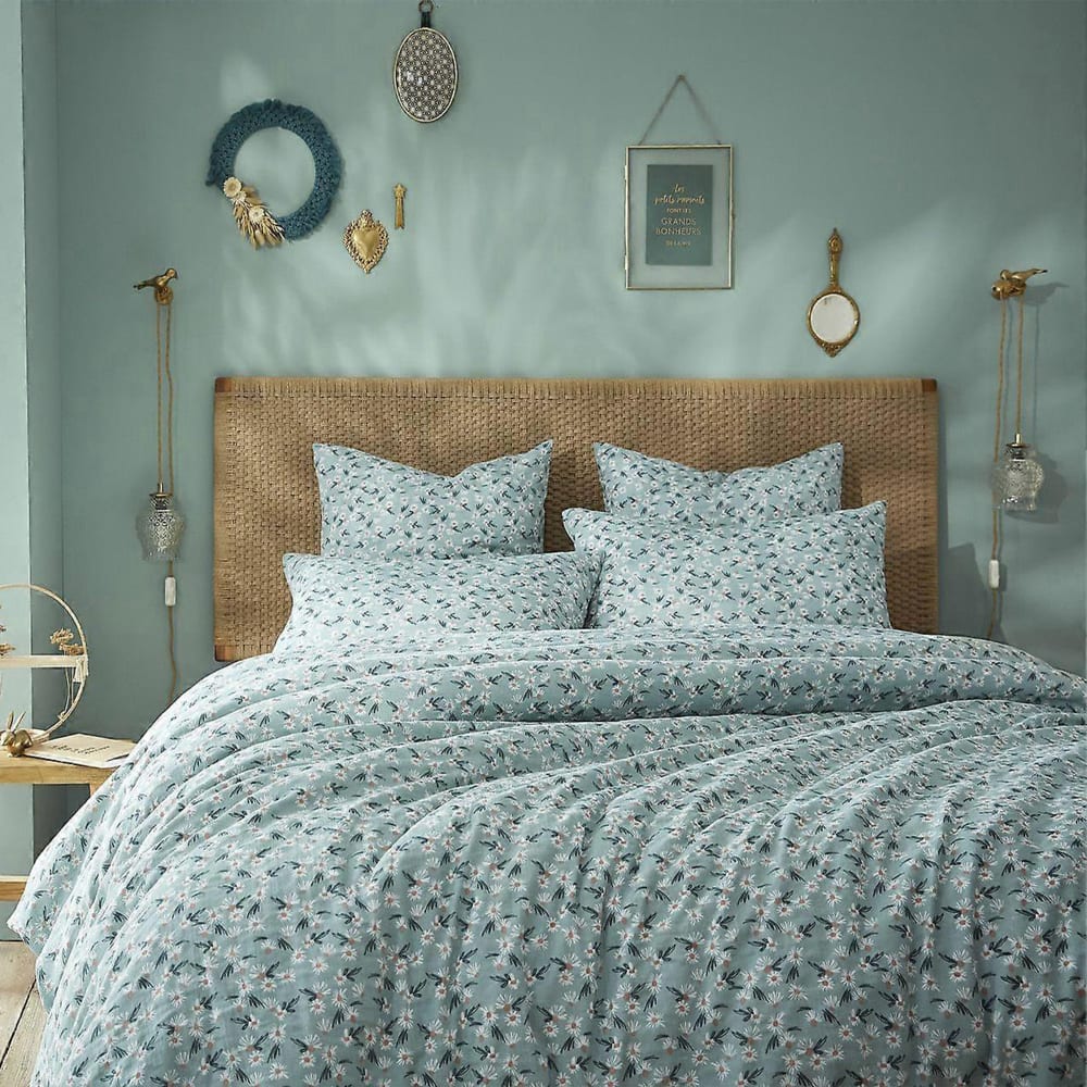 Housse de couette gaze de coton à motifs 200x200 cm