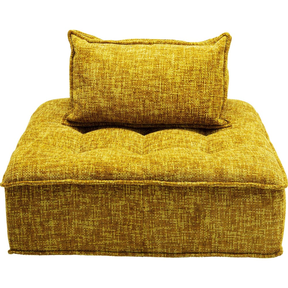 Fauteuil en polyester - jaune