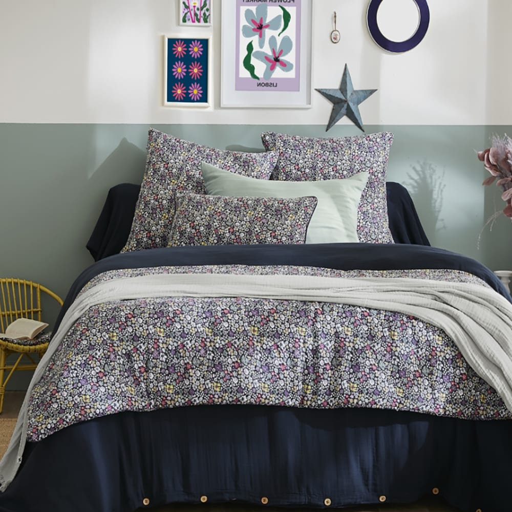 Bout de lit gaze de coton melia 90x200 cm