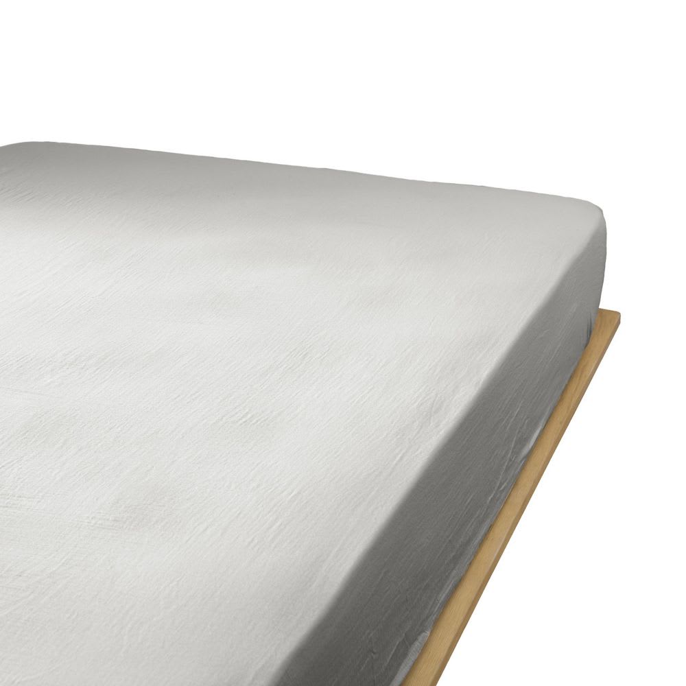 Drap housse gaze de coton unie 200x200 cm