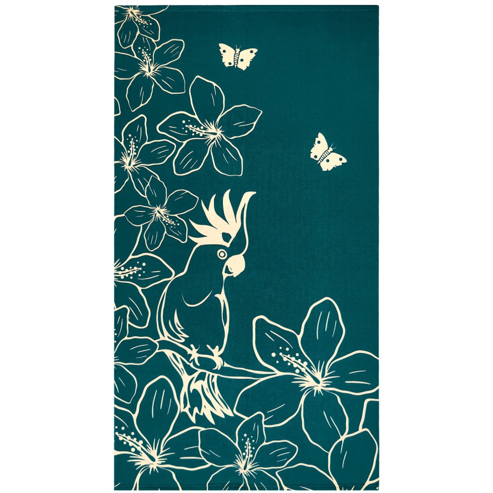 Serviette de plage microfibre Bleu Serifos 90x170