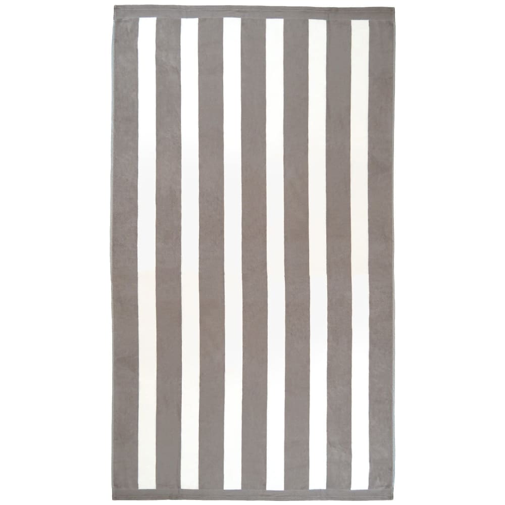 Serviette de plage éponge Velours ''Bahia'' Taupe 100x175