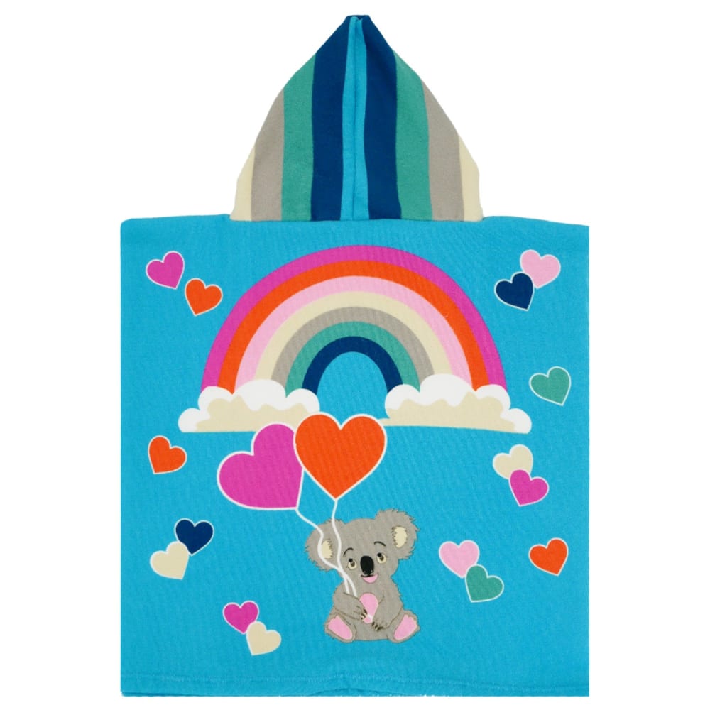 Poncho enfant microfibre Multicolore Poncho Koala 60x60 - Maisons du Monde
