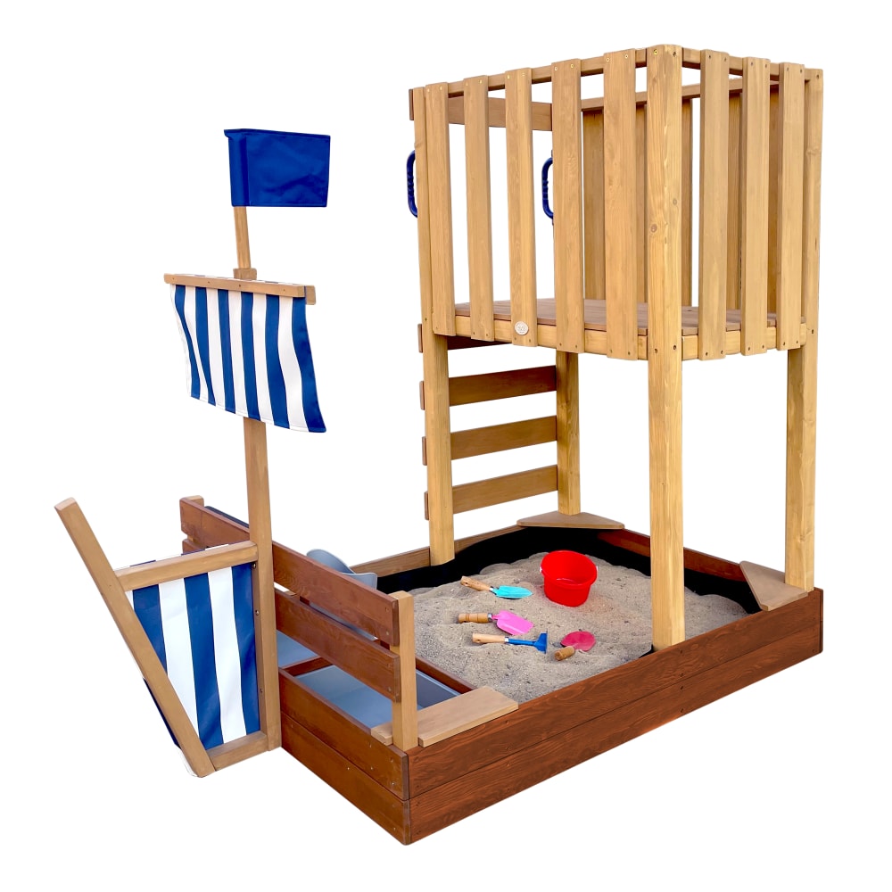 Aire de jeux en bois