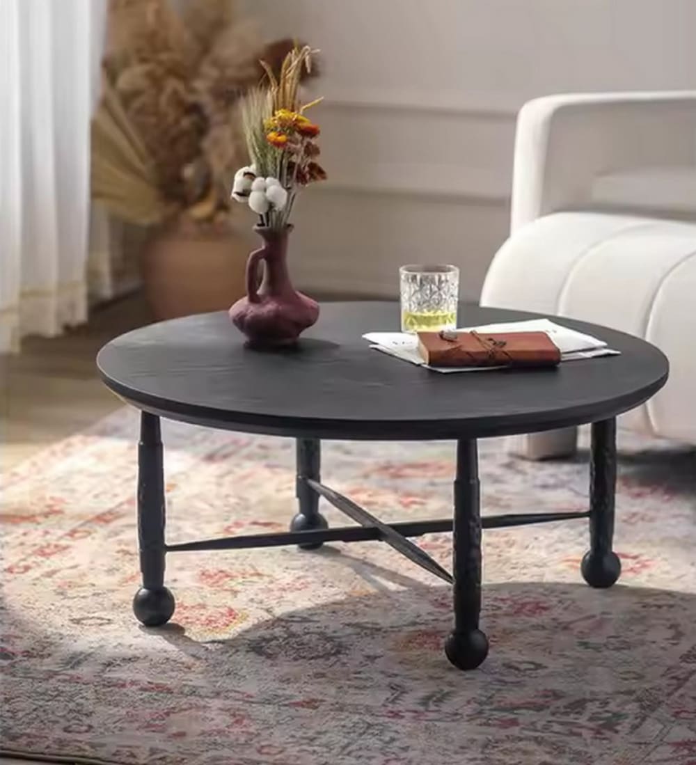 Runder Tisch aus Holz D80 - Maisons Du Monde