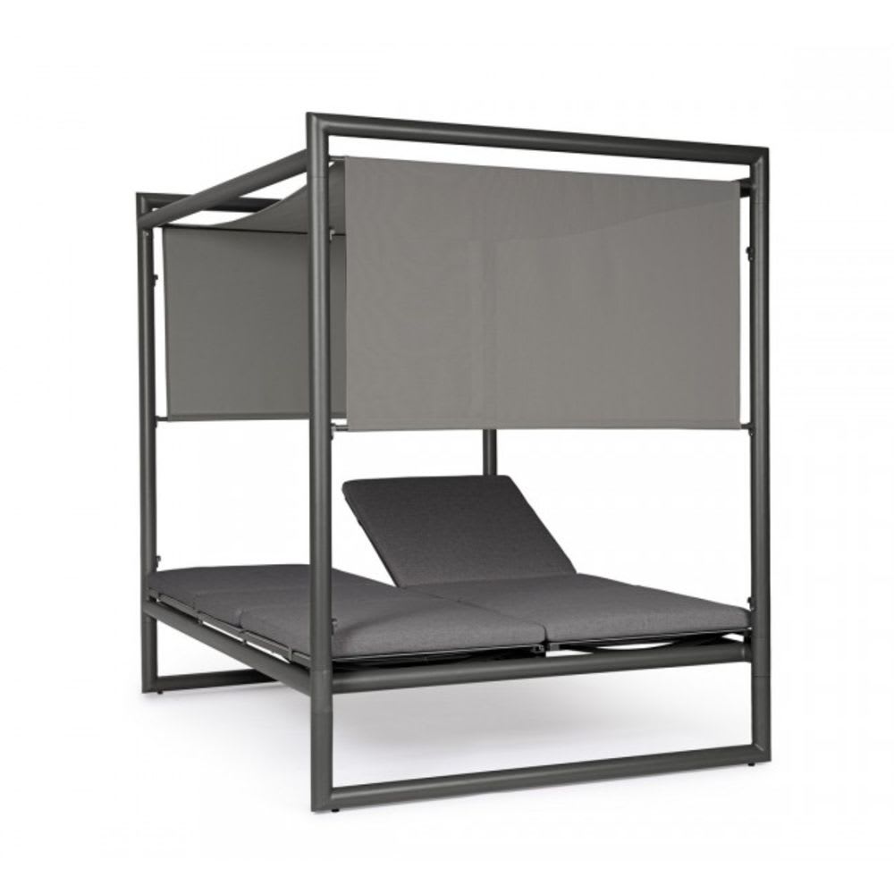 Lit de jour en aluminium - chaises