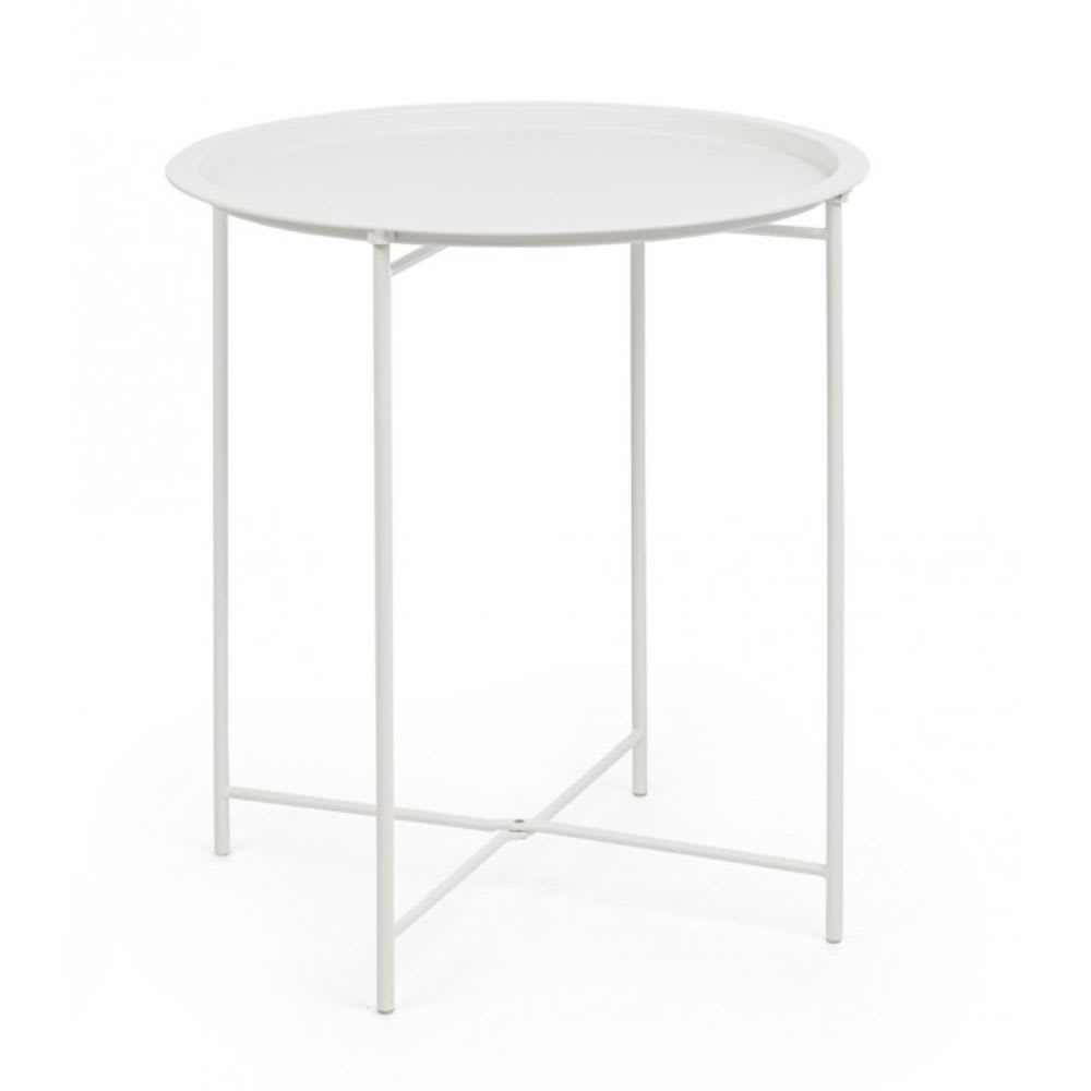 set de 6 tables basses - blanc