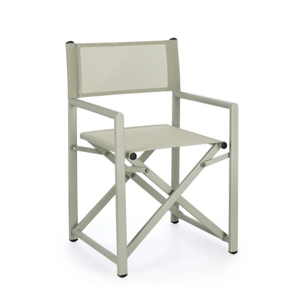 Lot de 2 chaises en aluminium