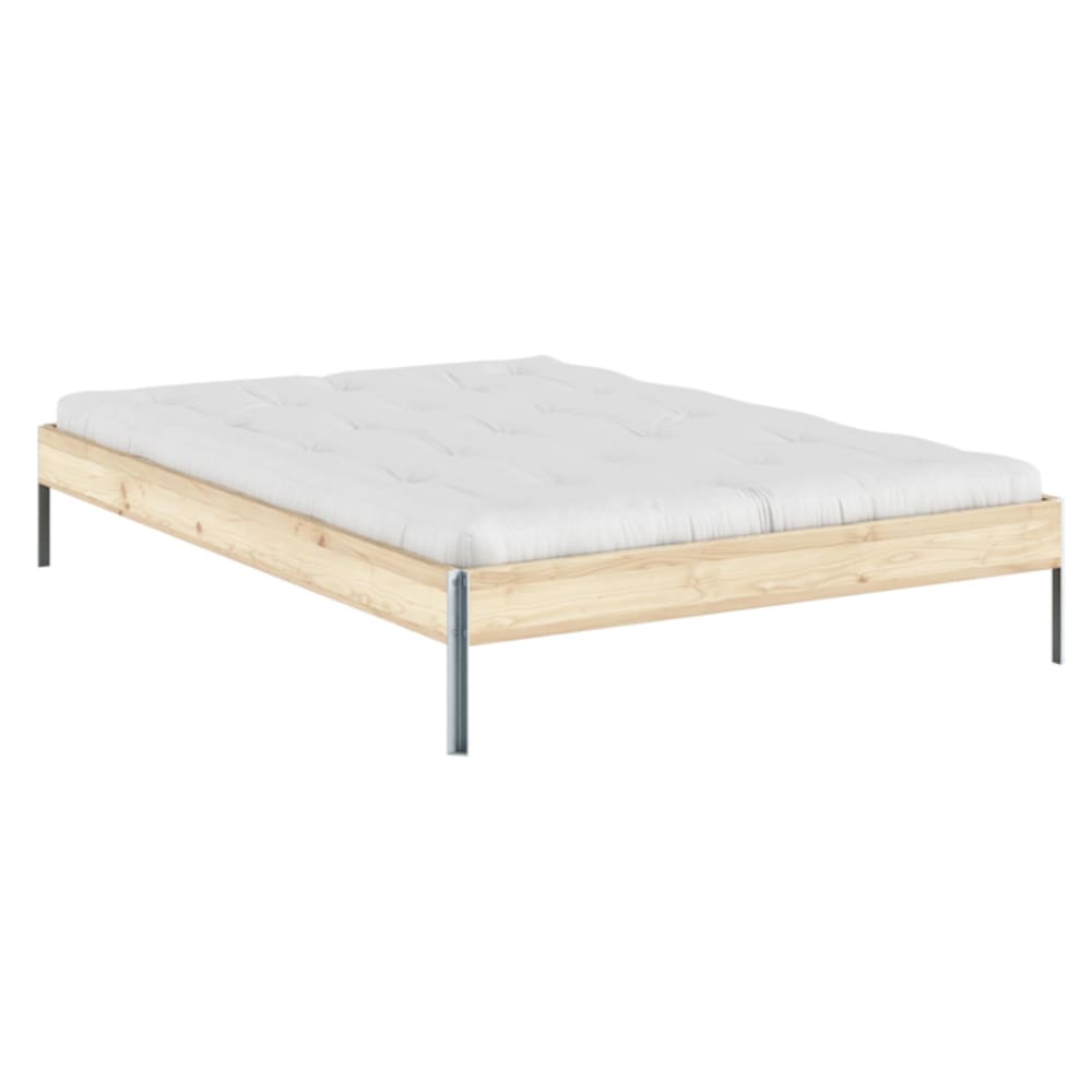 Lit core en pin massif