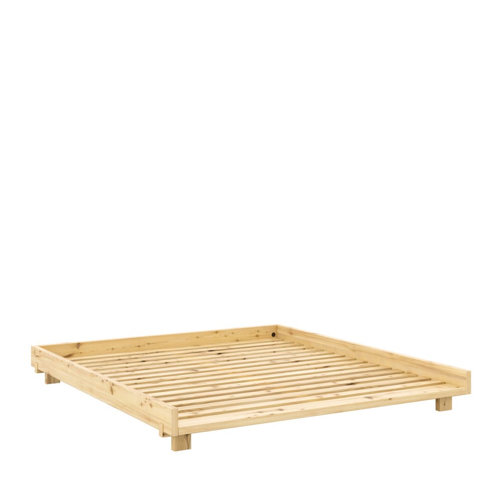 Lit en bois 180x200cm - Bois clair