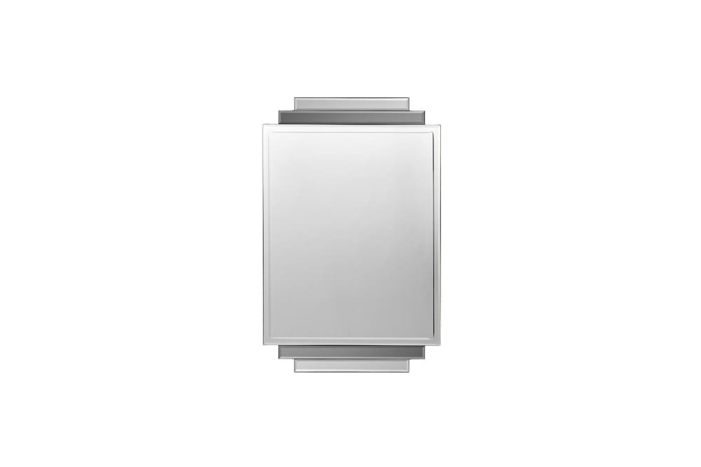 miroir en bois gris 70x45