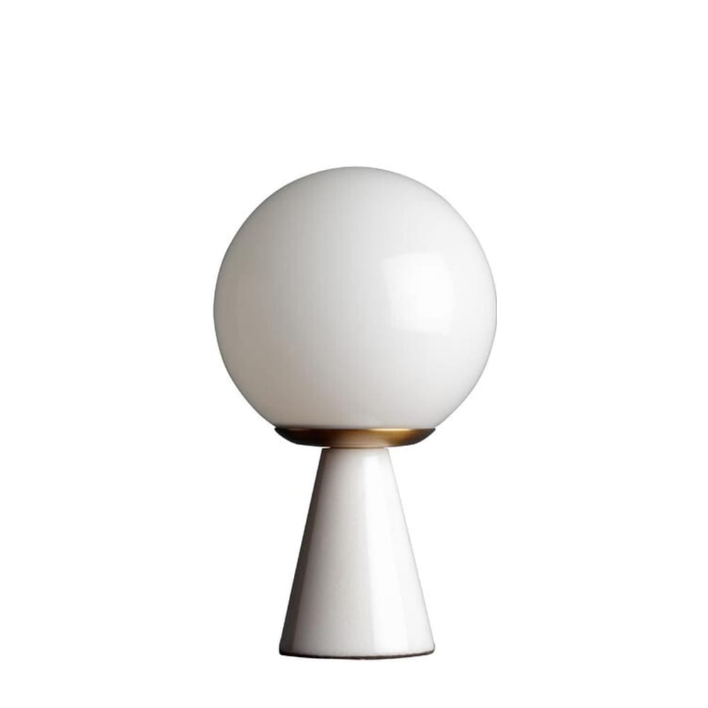 Lampe à poser en marbre blanc