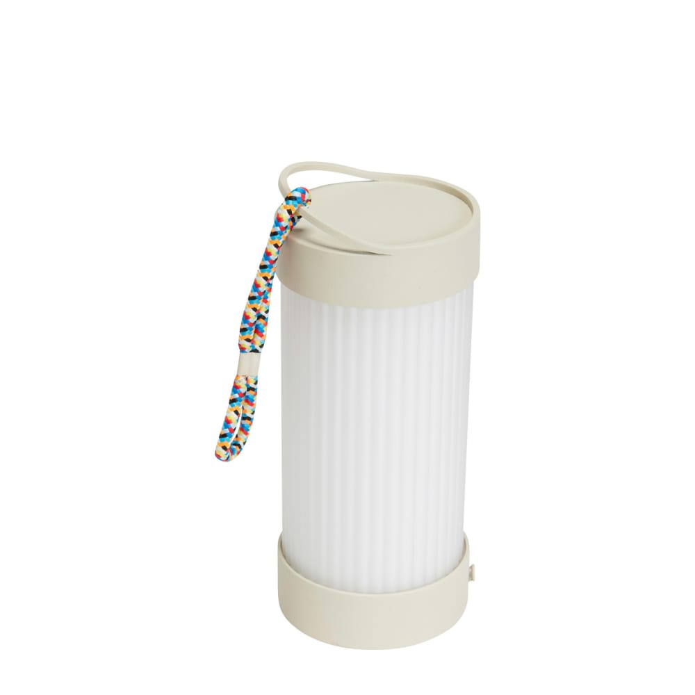 Lampe de table en verre blanc