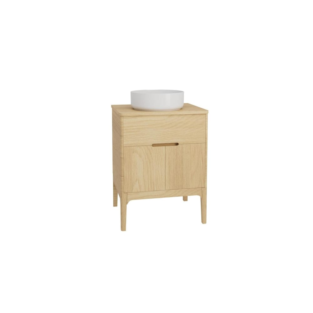 Ensemble meuble simple vasque  60cm + vasque