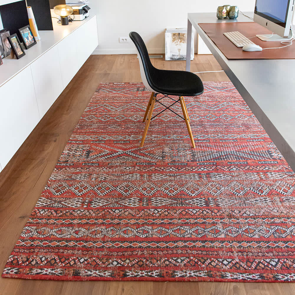 KILIM - Teppich waschbar In-/Outdoor Rot 170x240 - Maisons Du