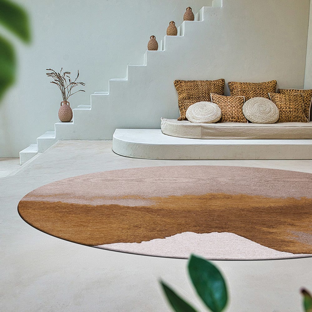Teppich waschbar In-/Outdoor Braun 240x240 - Maisons Du Monde