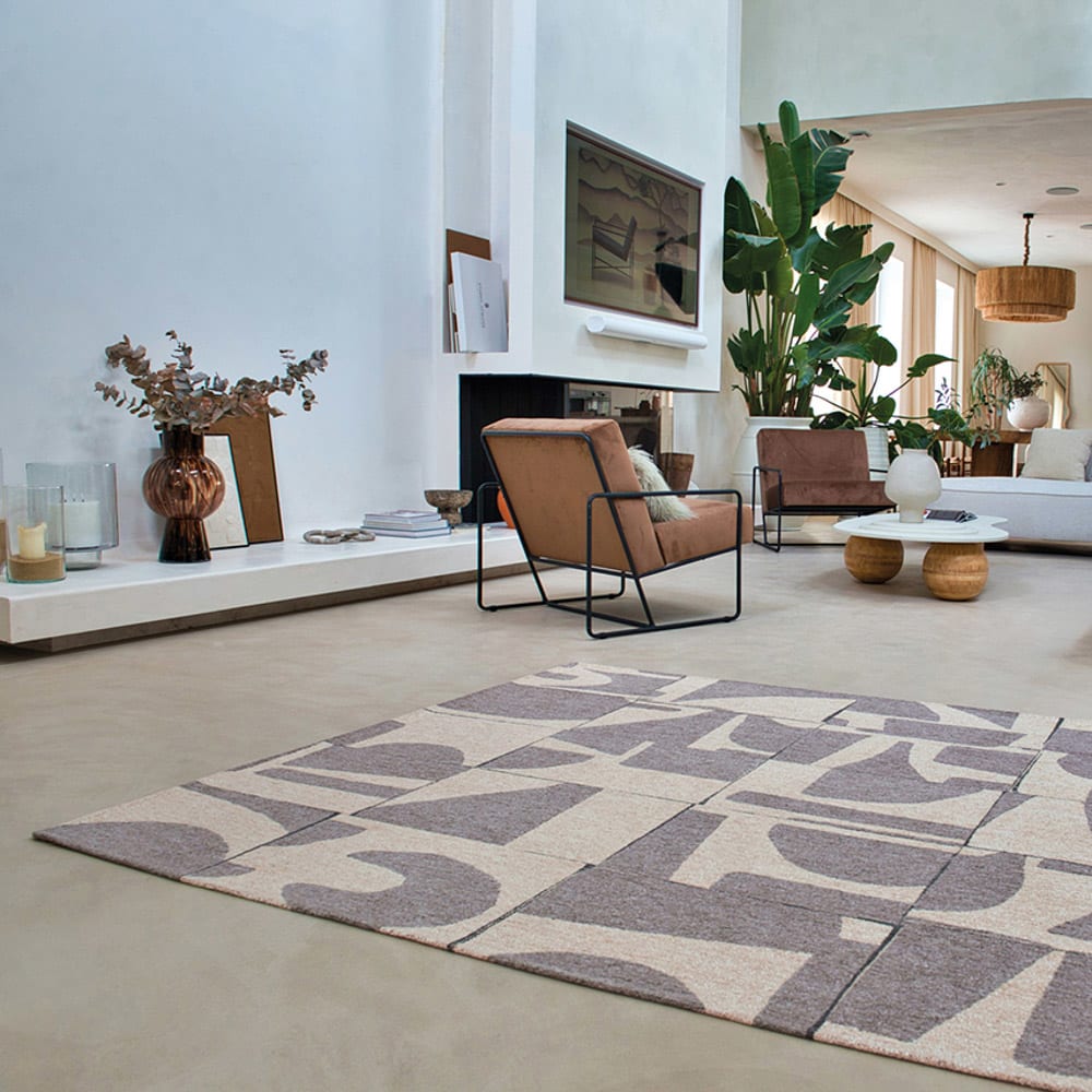 Teppich aus Polyester, 240x340, grau - Maisons Du Monde