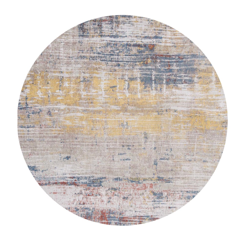 Louis de Poortere STREAKS - Teppich waschbar In-/Outdoor Mehrfarbig 240x240 Mehrfarbig Pes - Polyester