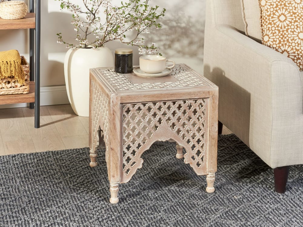 Beistelltisch aus Mdf-platte, braun - Maisons Du Monde