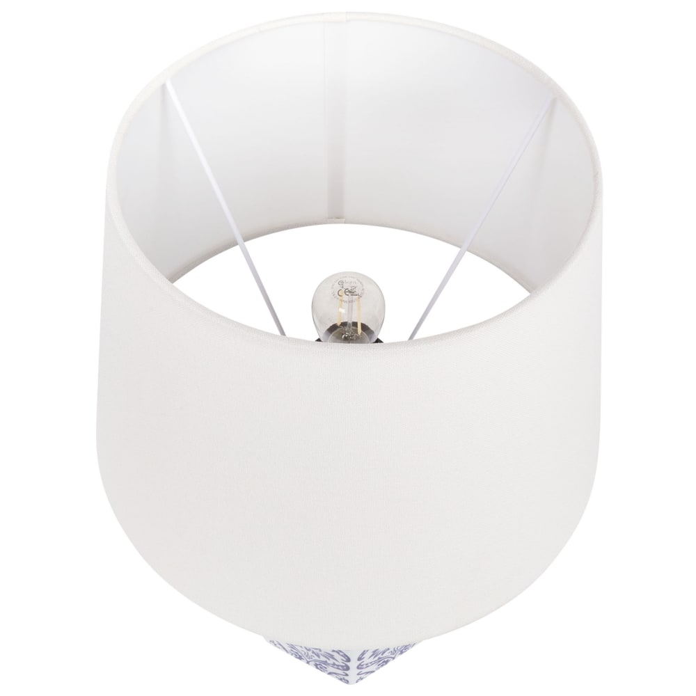 Lampe à poser porcelaine blancbleu — vue 4