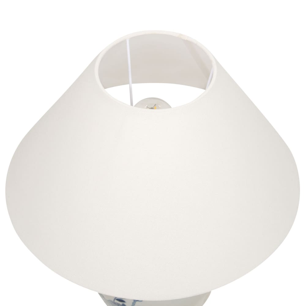 Lampe à poser porcelaine blancbleu — vue 4