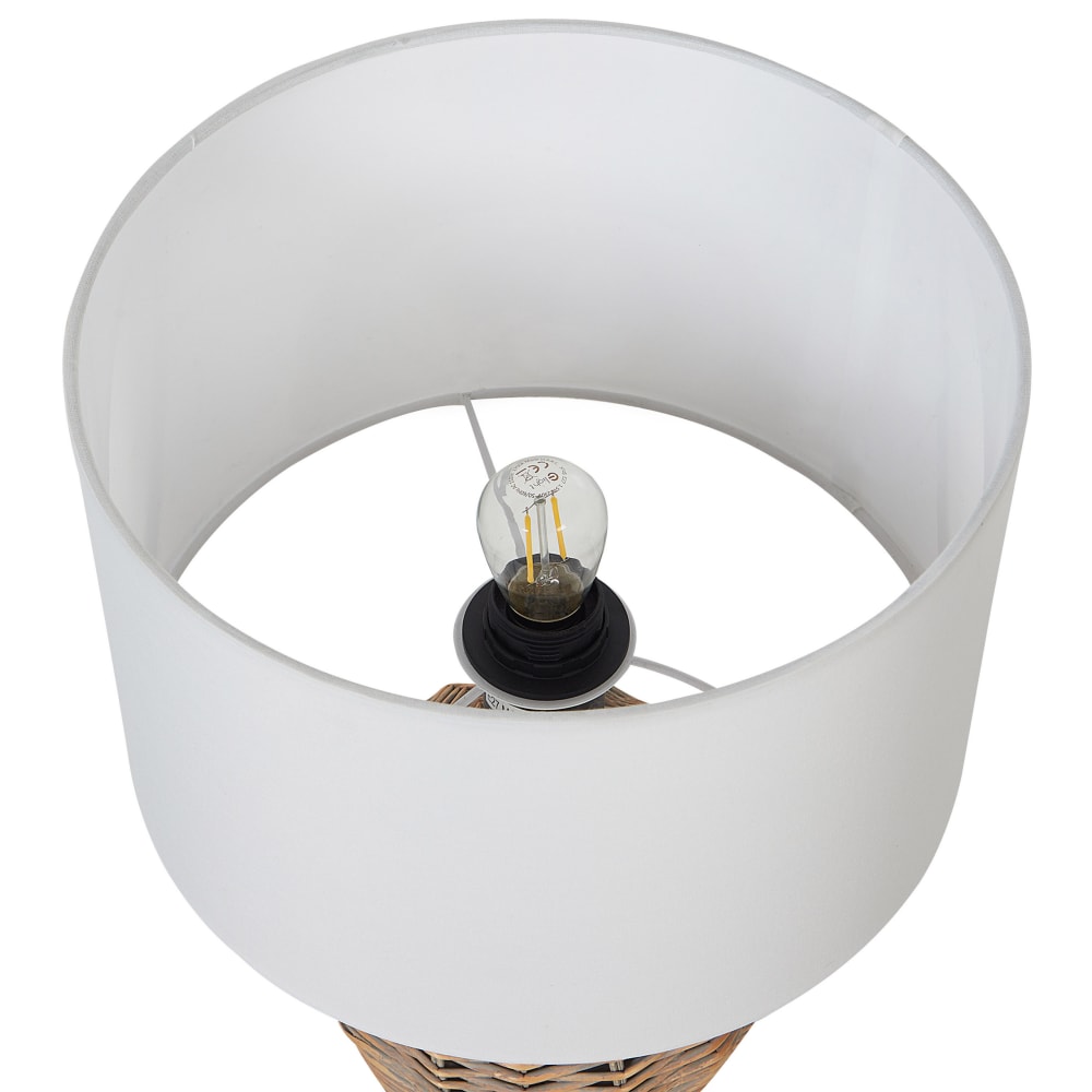 Lampe à poser rotin naturel — vue 4