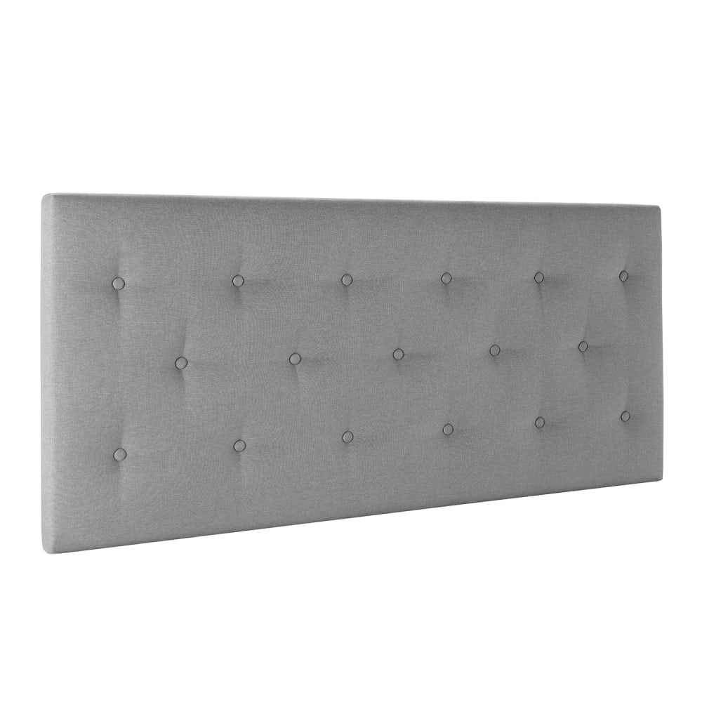 HOMN Kopfteil 160x60 cm Grau style modern Grau Pes - Polyester