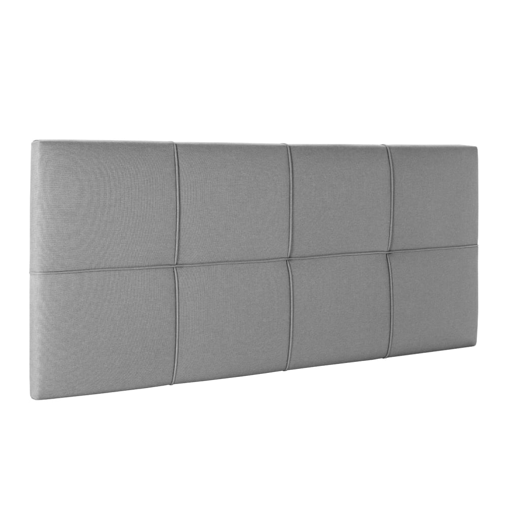 HOMN Kopfteil 140x60 cm Grau style modern Grau Pes - Polyester