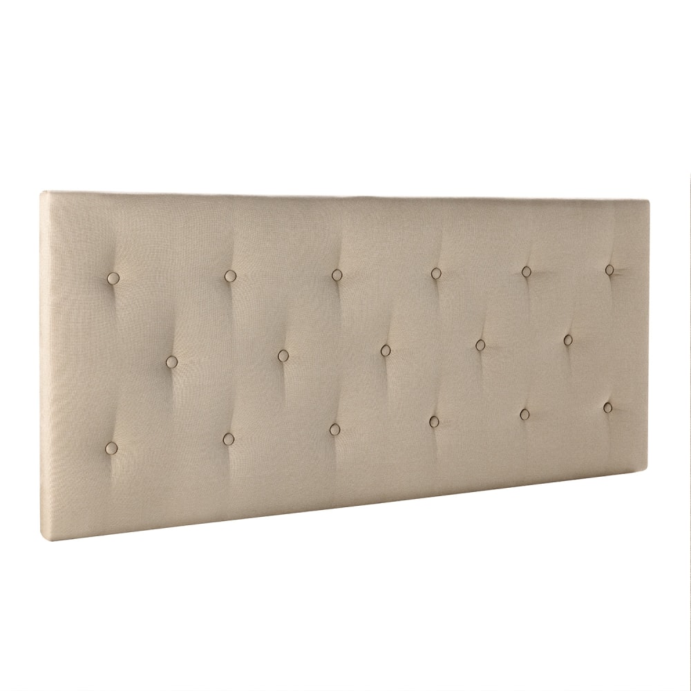 HOMN Kopfteil 160x60 cm Beige style modern Beige Pes - Polyester