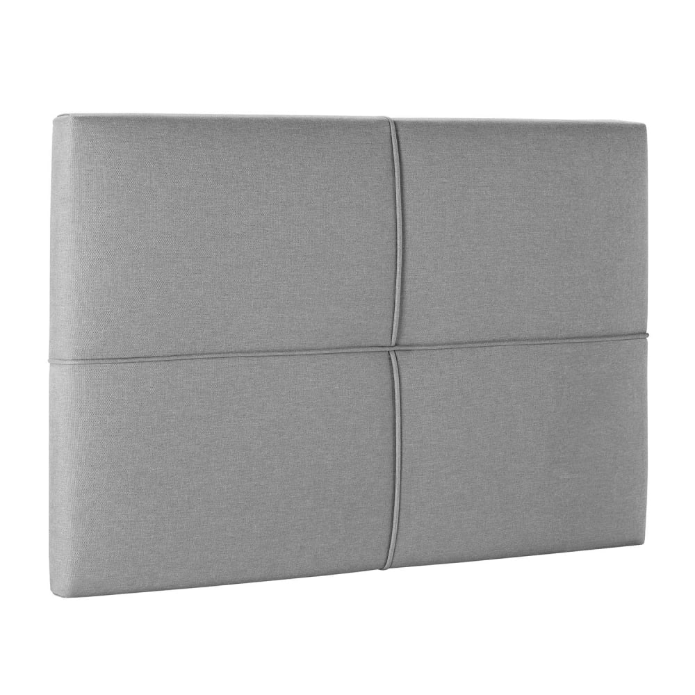 Tête de lit tapissée 90x60 cm Gris
