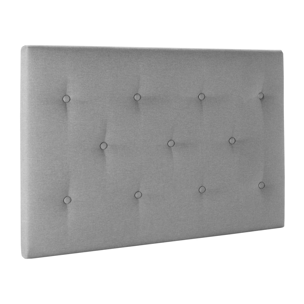 HOMN Kopfteil 90x60 cm Grau style modern Grau Pes - Polyester