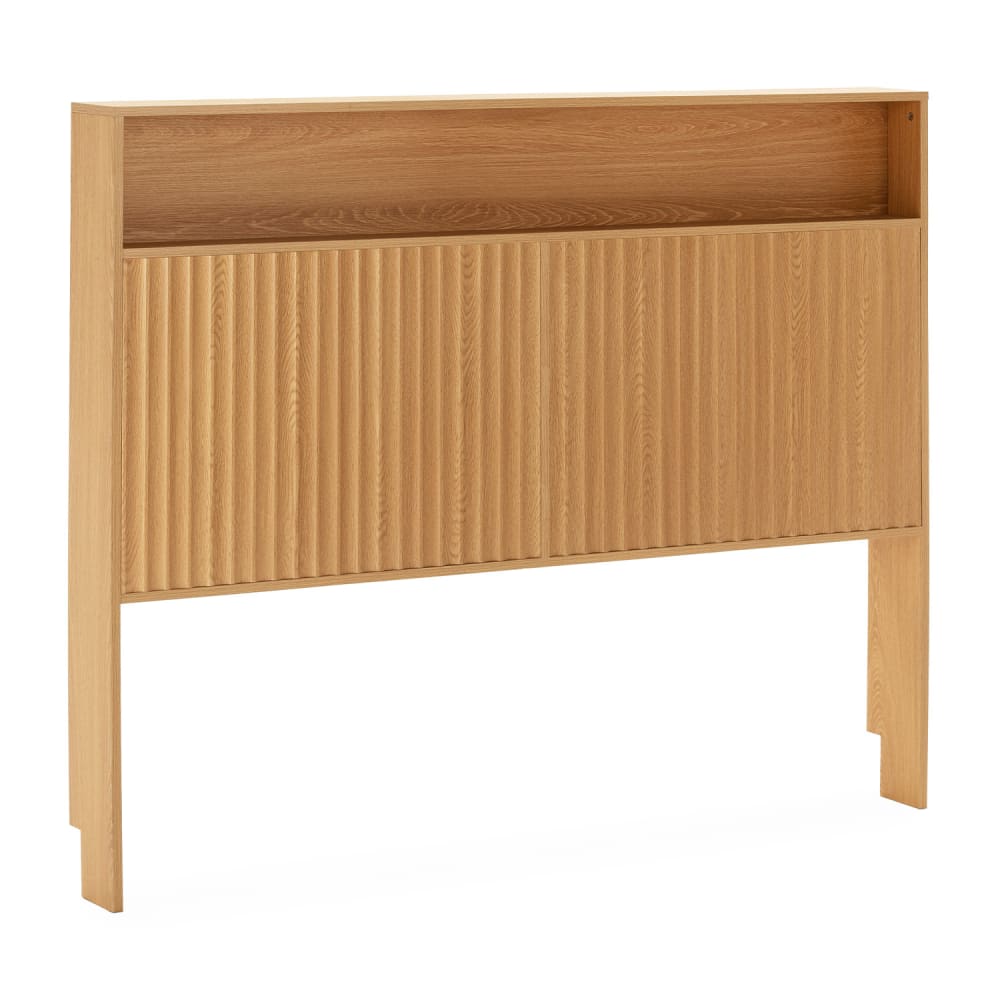 HOMN Kopfteil 165 cm Eicheneffekt style modern Braun Spanplatte