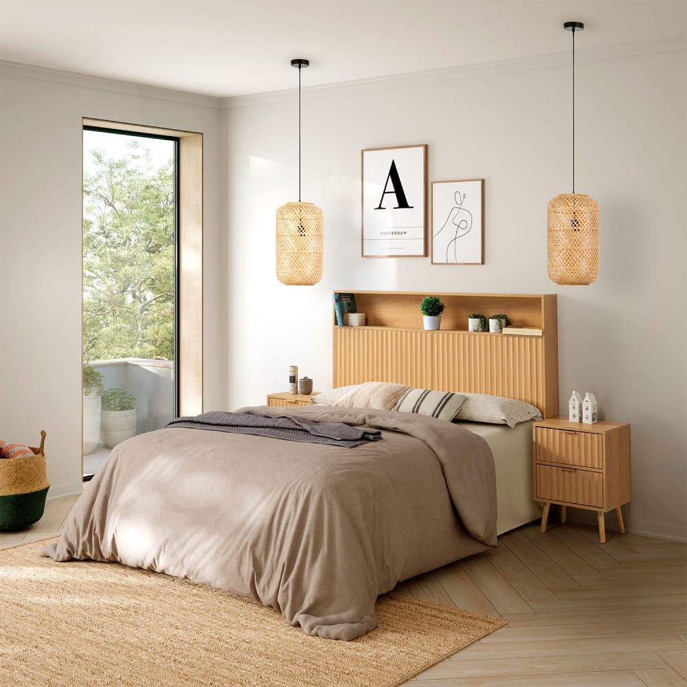 Kopfteil 165 cm Eicheneffekt - Maisons Du Monde