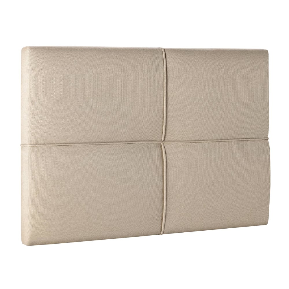 HOMN Kopfteil 90x60 cm Beige style modern Beige Pes - Polyester