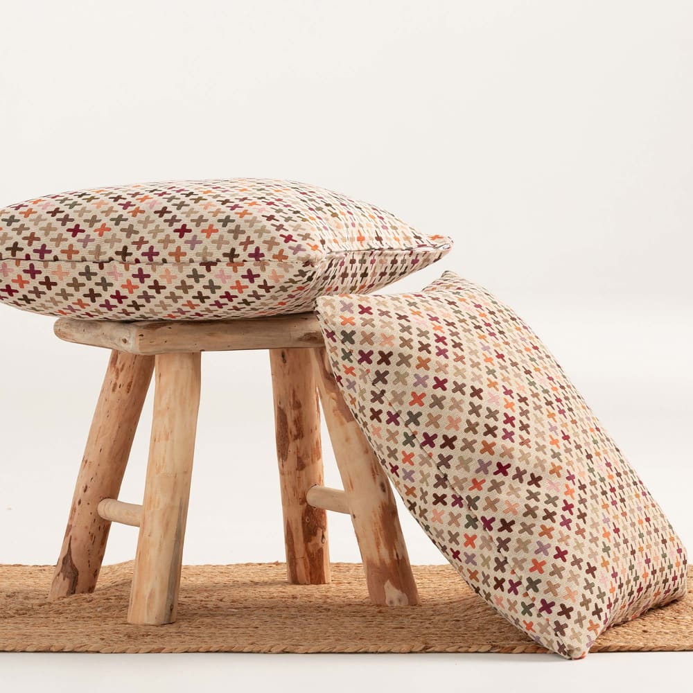 2er-Set Kissenbezügen aus Baumwolle, 45x45 cm - Maisons Du Monde