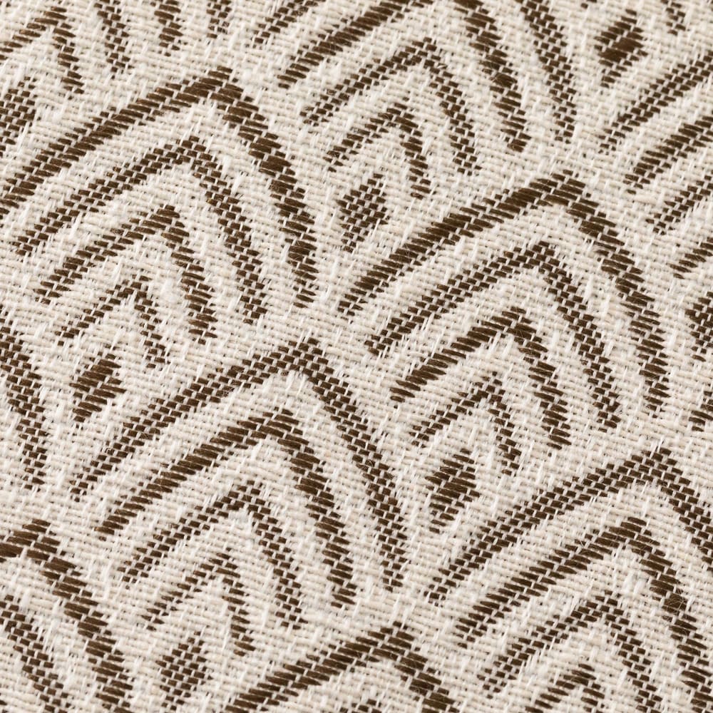 Lot de 2 housses de coussin coton taupe 45x45 cm — vue 4
