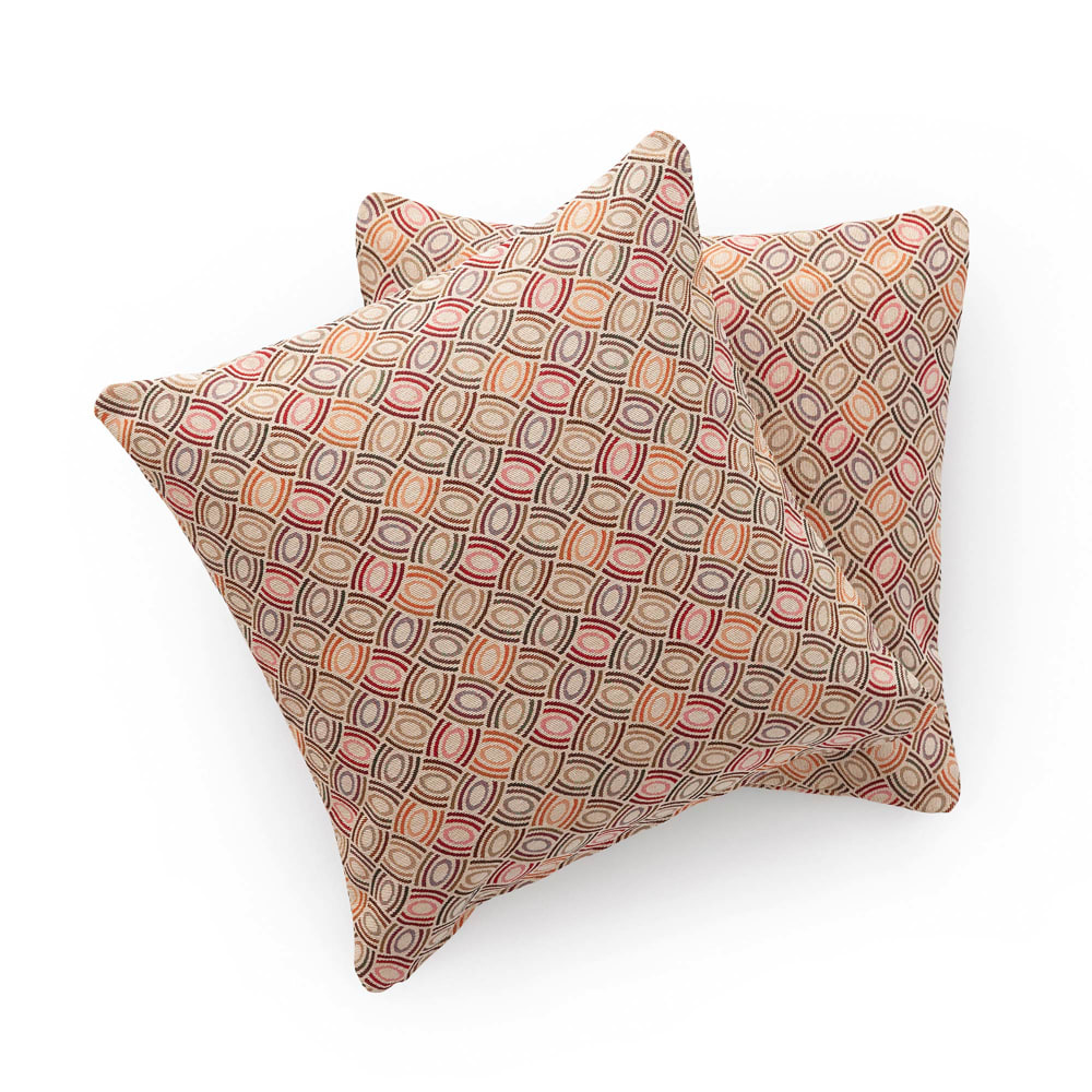 Gamusi 2er-Set Kissenbezügen aus Baumwolle, 45x45 cm style landhaus Mehrfarbig Öko-Tex Zertifikat Baumwolle