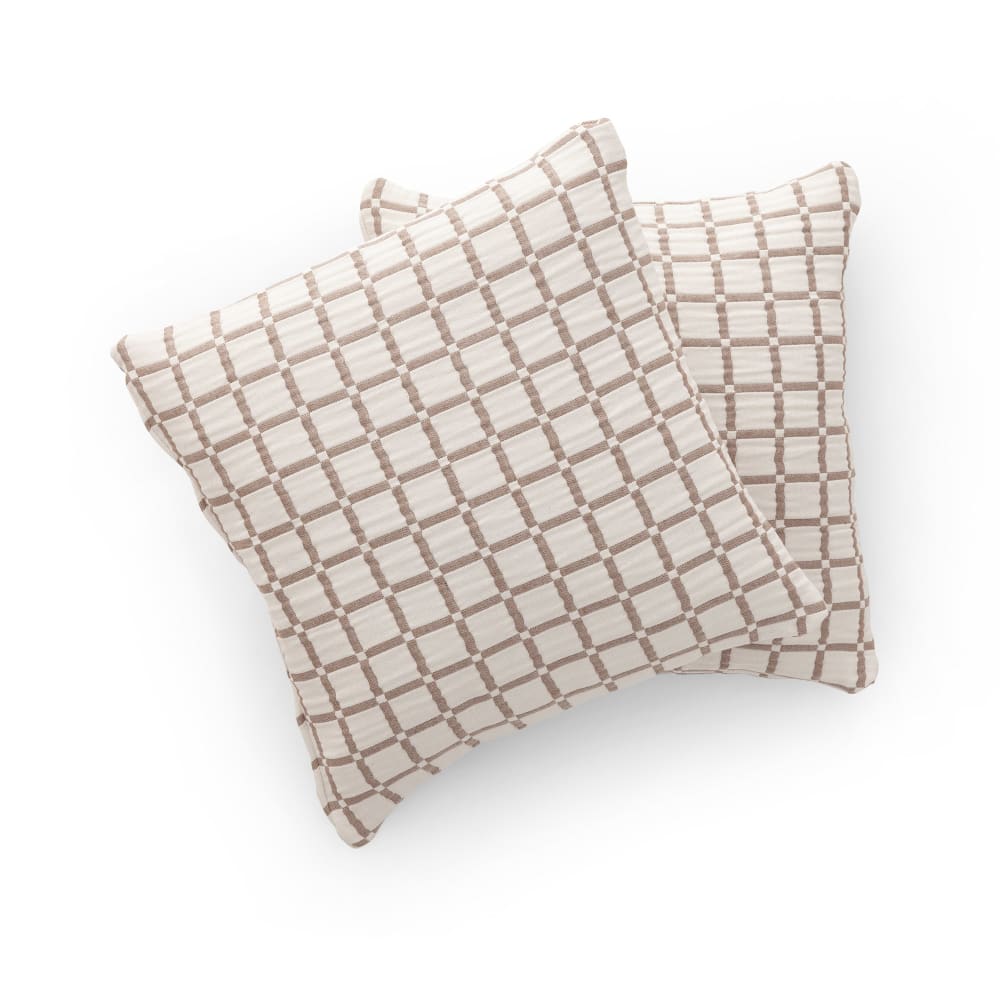 Gamusi 2er-Set Kissenbezügen aus Baumwolle, 45x45 cm style landhaus Mehrfarbig Öko-Tex Zertifikat Baumwolle