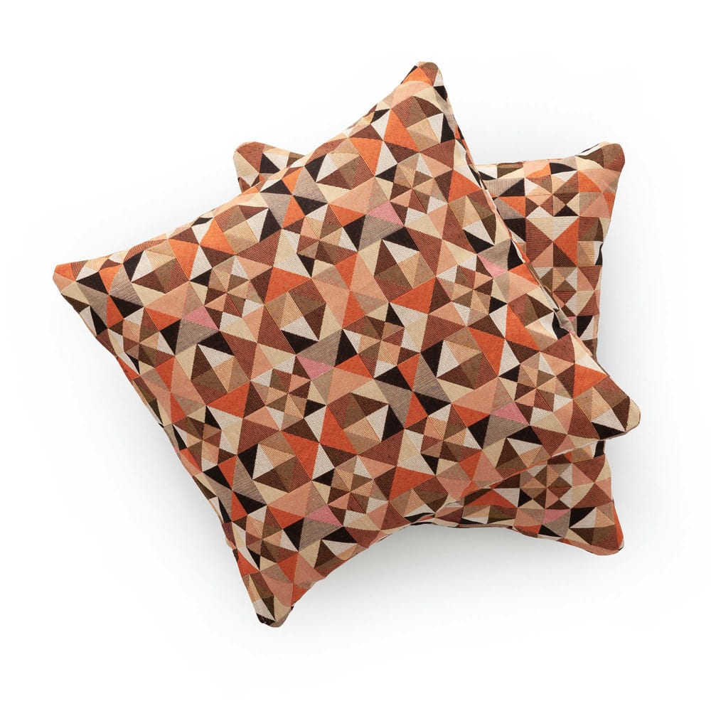 Gamusi 2er-Set Kissenbezügen aus Baumwolle, 45x45 cm style landhaus Mehrfarbig Öko-Tex Zertifikat Baumwolle