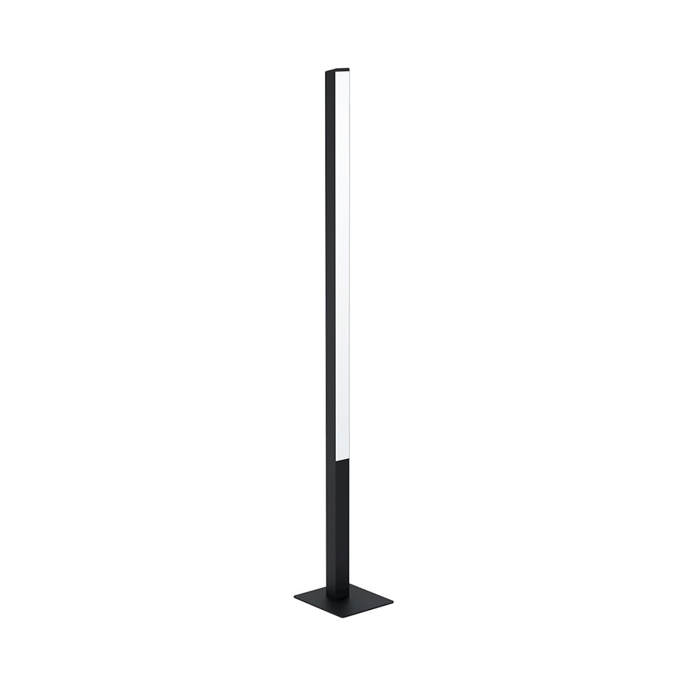 Lampadaire LED dimmable connecté  noir et blanc